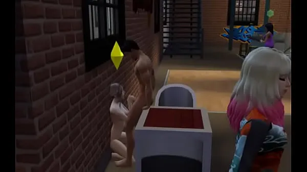 XXX Sims Blowjob in a club klip i alt