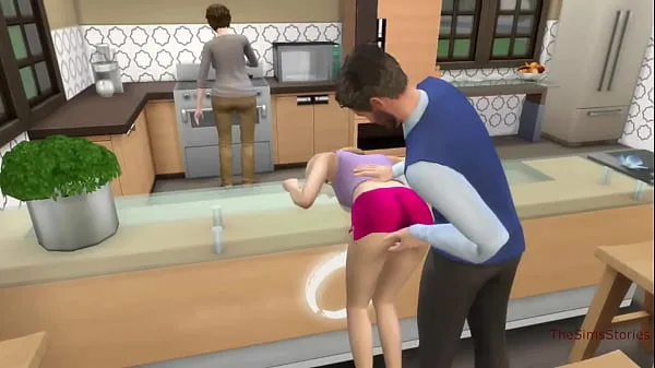 XXX Sims 4, Stepfather seduced and fucked his stepdaughter skupaj posnetkov