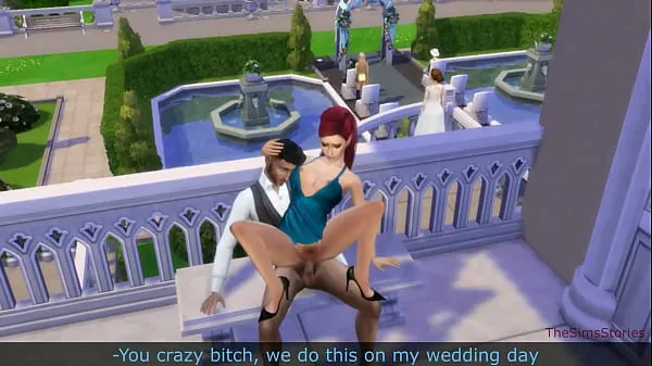XXX The sims 4, the groom fucks his mistress before marriage 总剪辑